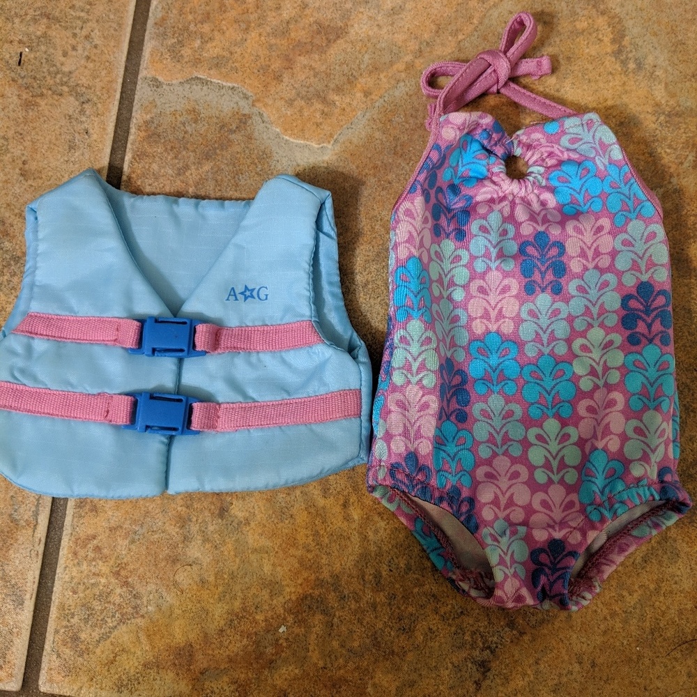 American Girl Kanani Swimsuit and Vest
